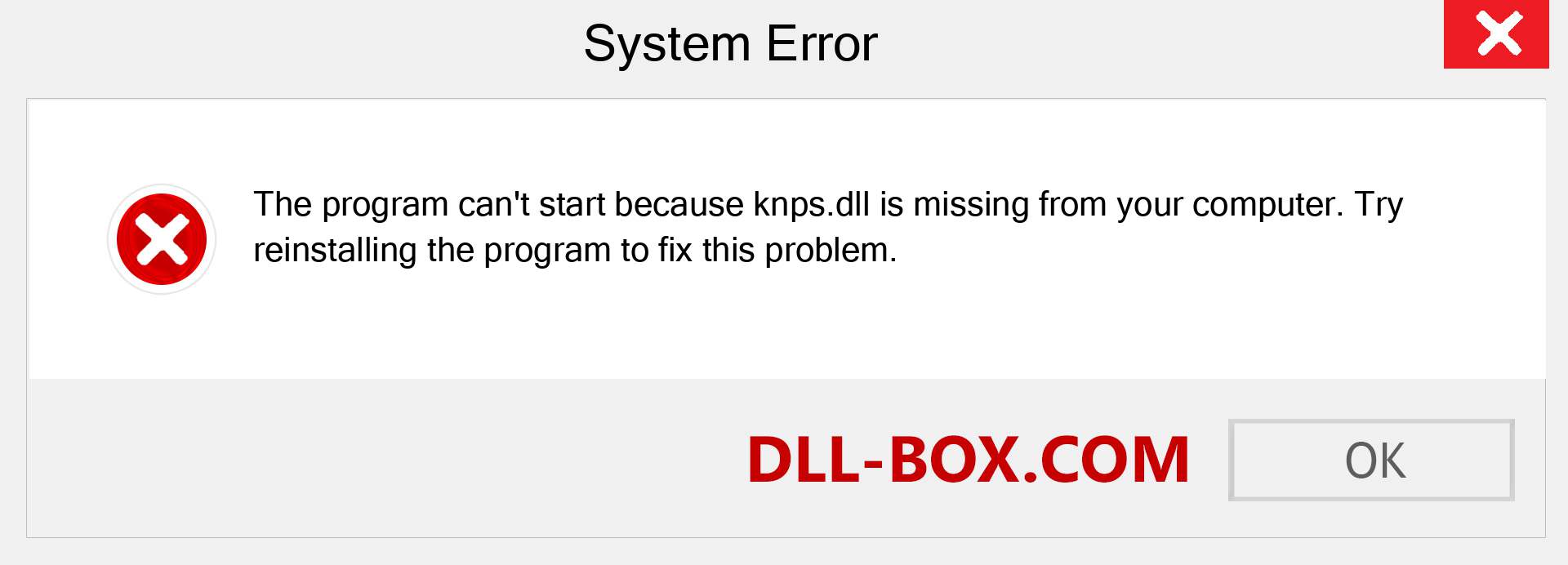  knps.dll file is missing?. Download for Windows 7, 8, 10 - Fix  knps dll Missing Error on Windows, photos, images